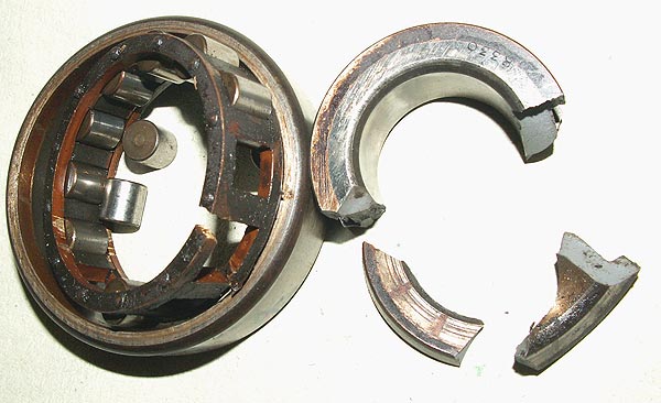 broken bearing