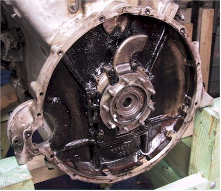 R-R PIII - behind the flywheel