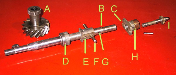 R-R PIII - distributor shaft