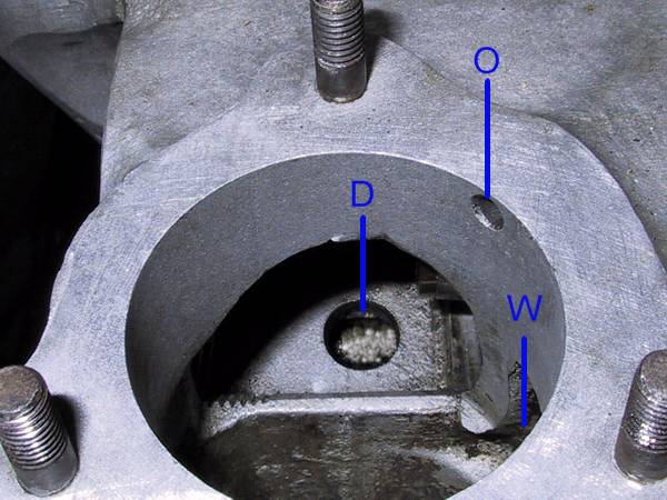 R-R PIII - 'A' distributor-drive chamber