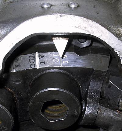 R-R PIII - flywheel marking